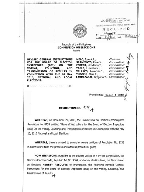 vrr meaning in comelec|COMELEC Resolution No. 8786 .
